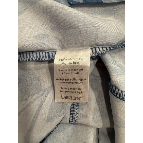 Ripskirt Hawaii Blue Floral Sleeveless Midi Tank Dress Medium Pockets Tropical - Picture 9 of 10